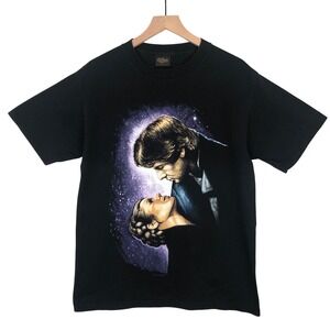 Rare Vintage 1996 STAR WARS Han Solo Princess Leia Changes T-Shirt Men's L NICE